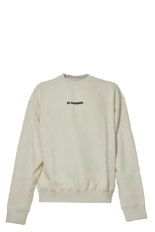Jil Sander J47GU0001J20010279 felpa girocollo natural