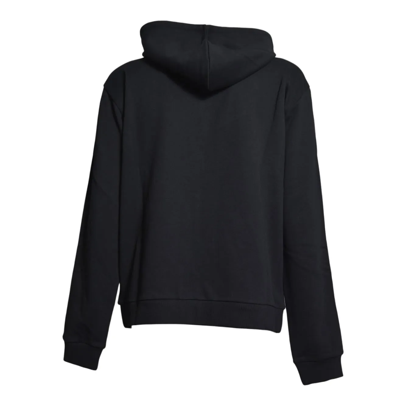 GCDS C1MEQE114F099 felpa con zip nero rosso