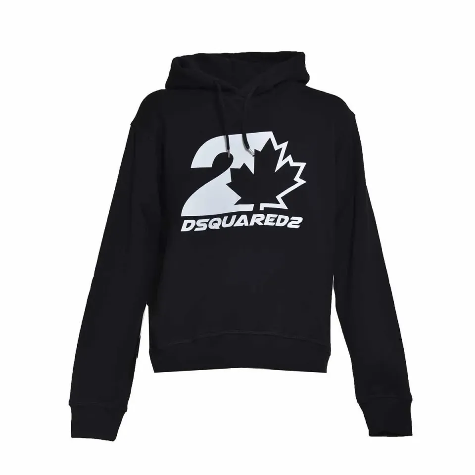 Dsquared2 Cool Fit S74GU0728S25516 felpa nera cappuccio