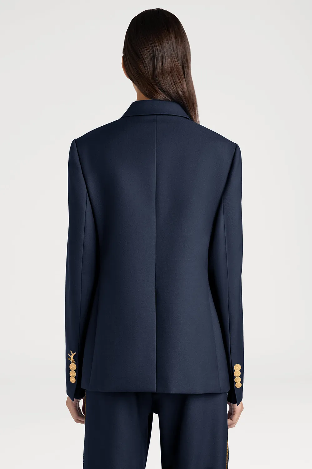 PORTS 1961 Opulent blazer navy doppiopetto corallo
