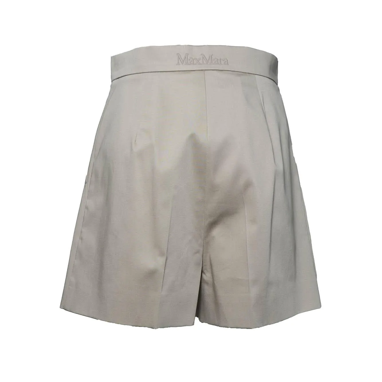 Max Mara 2611141012600 bermuda tabacco khaki cotone elasticizzato