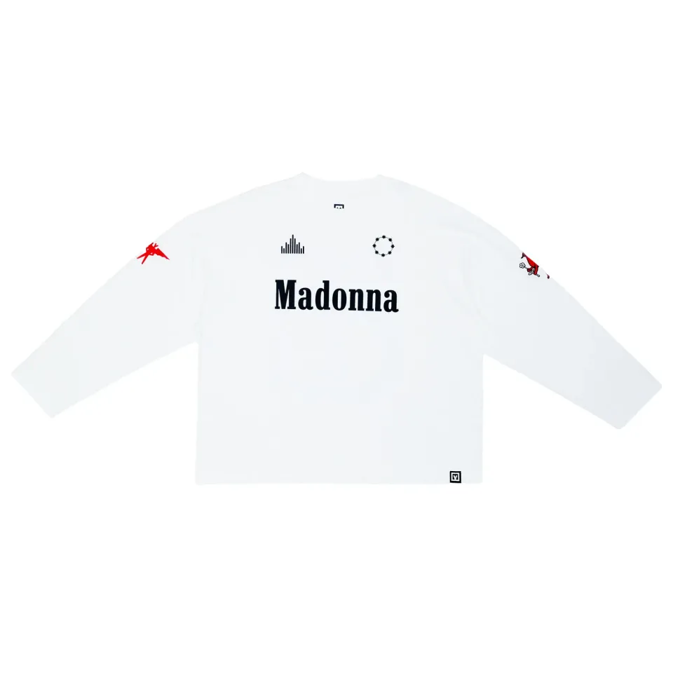 Marcello Pipitone Madonna maglia manica lunga XS-XL cotone