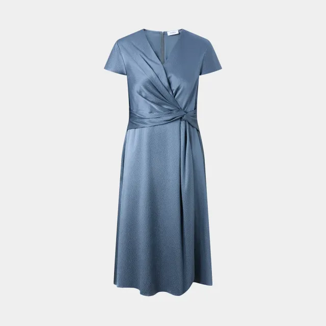 PORTS Sapphire Serenity LQ8D088 abito blu nodo vita