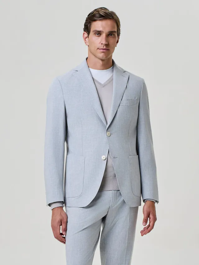 Paul Taylor Giacca Monopetto Grigio Chiaro