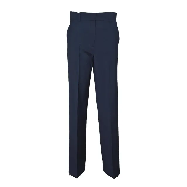 MaxMara Weekend 2615131041600 pantalone lana blu notte