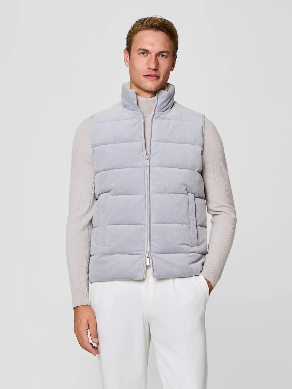 Paul Taylor Smanicato Reversibile Velluto Coste Sky Double Face