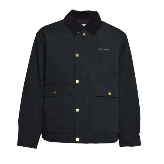 Carhartt WIP I037047 Quentin giubbino nero uomo