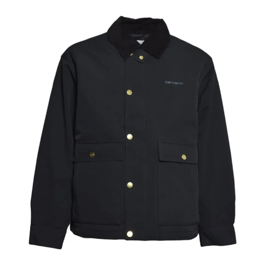 Carhartt WIP I037047 Quentin giubbino nero uomo