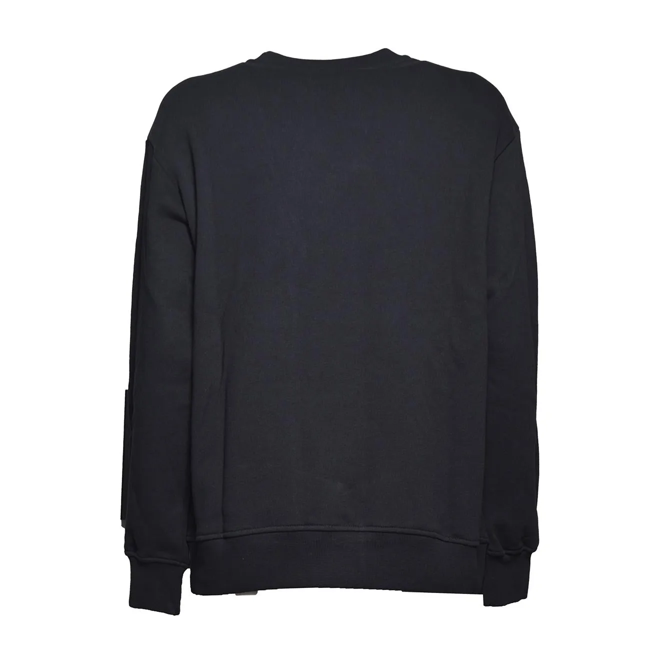 MSGM Junior S6MSJUSW007 felpa nera cotone