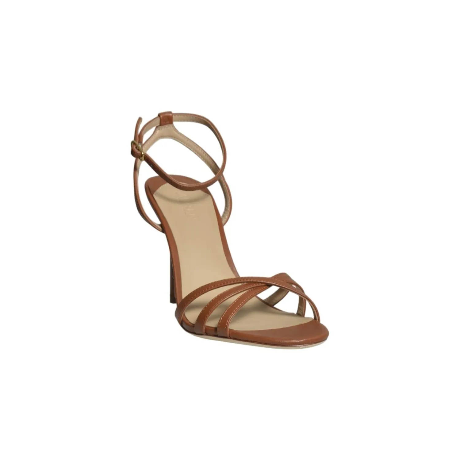Lauren Ralph Lauren 802P10403001 sandali cammello pelle