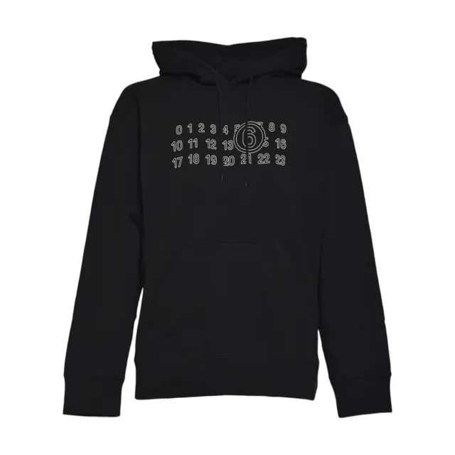MM6 Maison Margiela SH0GU0035M25025 felpa uomo nera