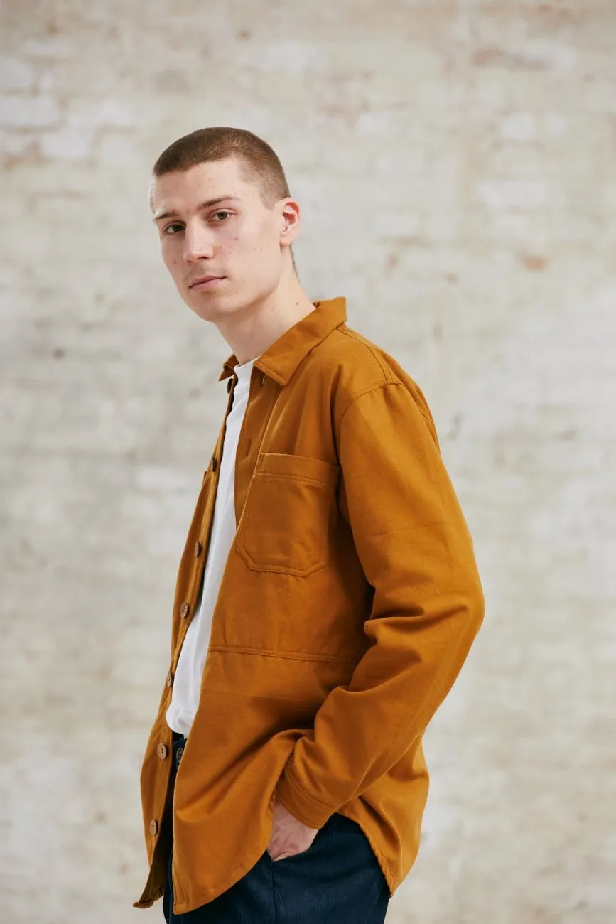 Jyoti Kalagi camicia giacca cotone curry