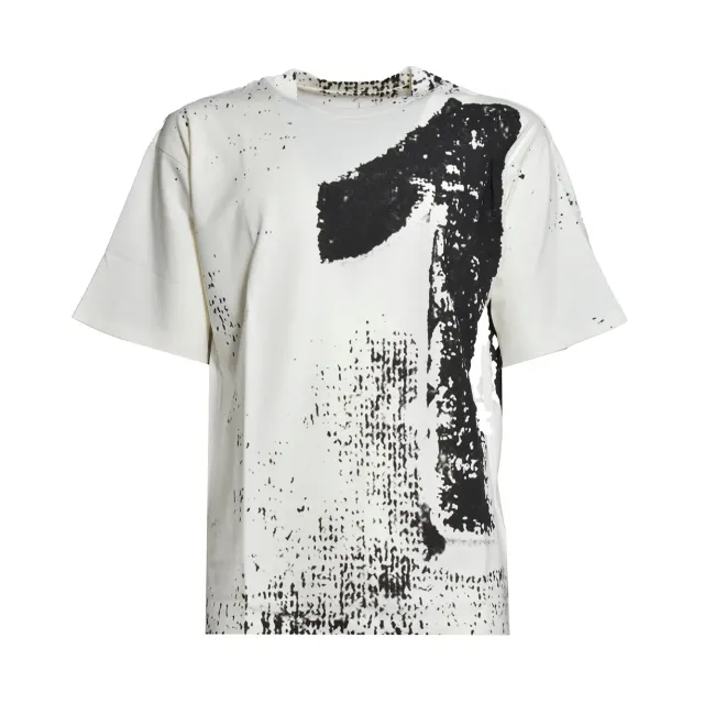 Maison Margiela S50GC0741M20222 t-shirt bianco nero