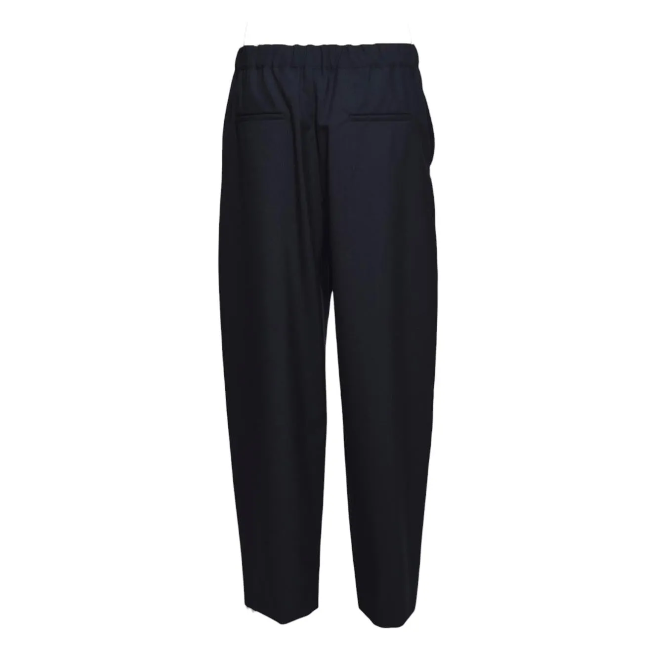 Marni PAMA0482S1TW839 pantaloni blu notte 42 lana