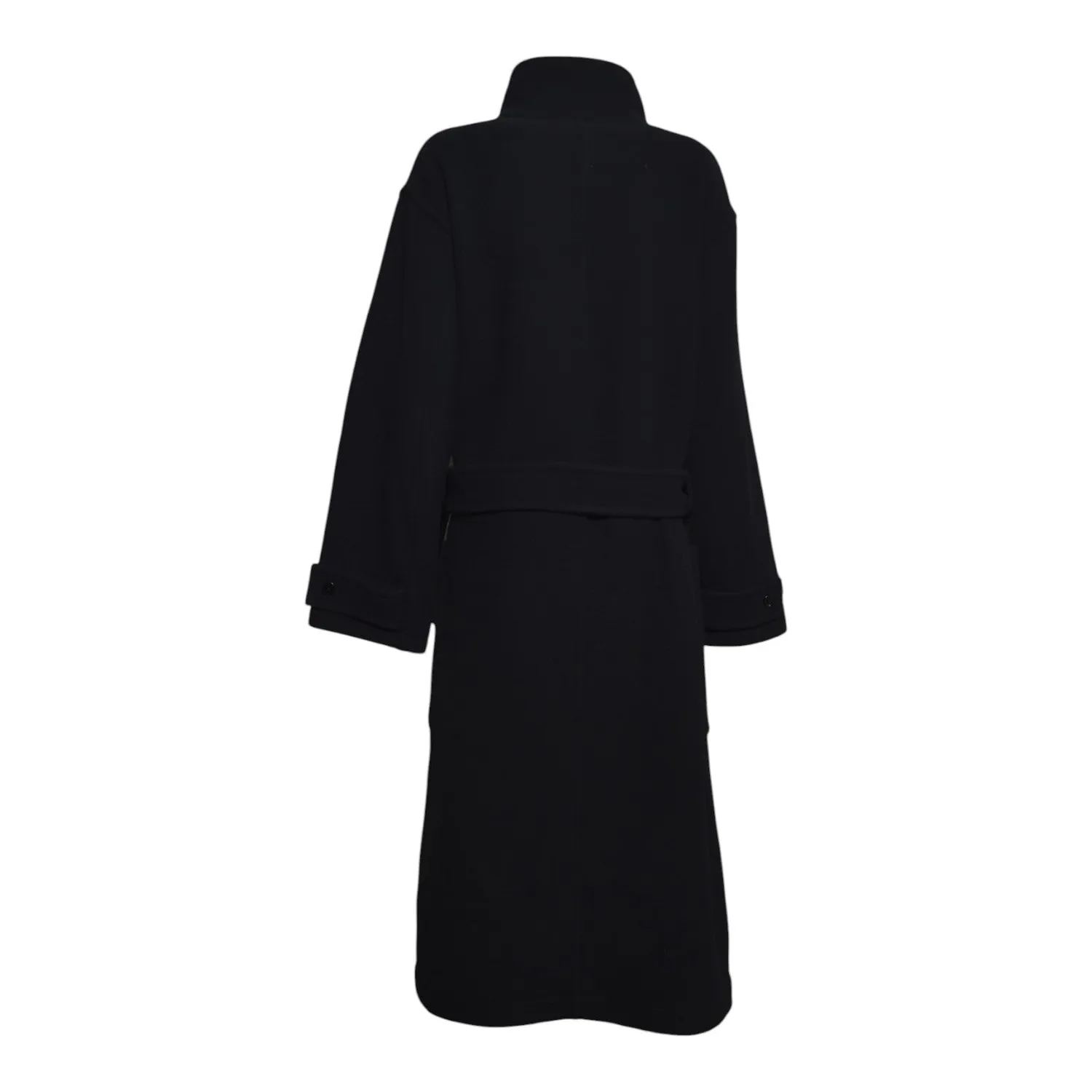 Lemaire CO1037LF1116 cappotto nero lana