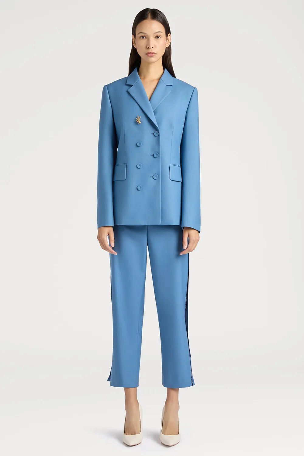 Ports 1961 PW125BDB04 Blazer Ceruleo Doppiopetto 38