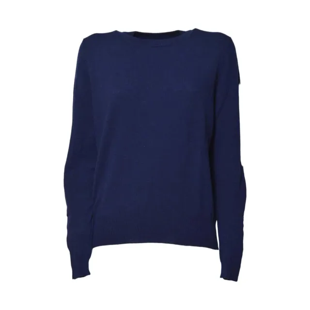 Solotre M3F0050 cardigan donna blu