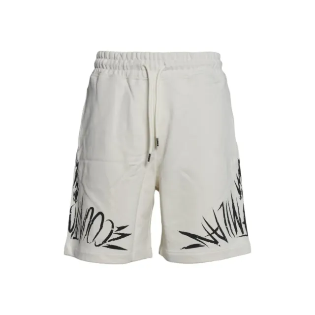 Marcelo Burlon S6CMMABE005 bermuda bianco cotone