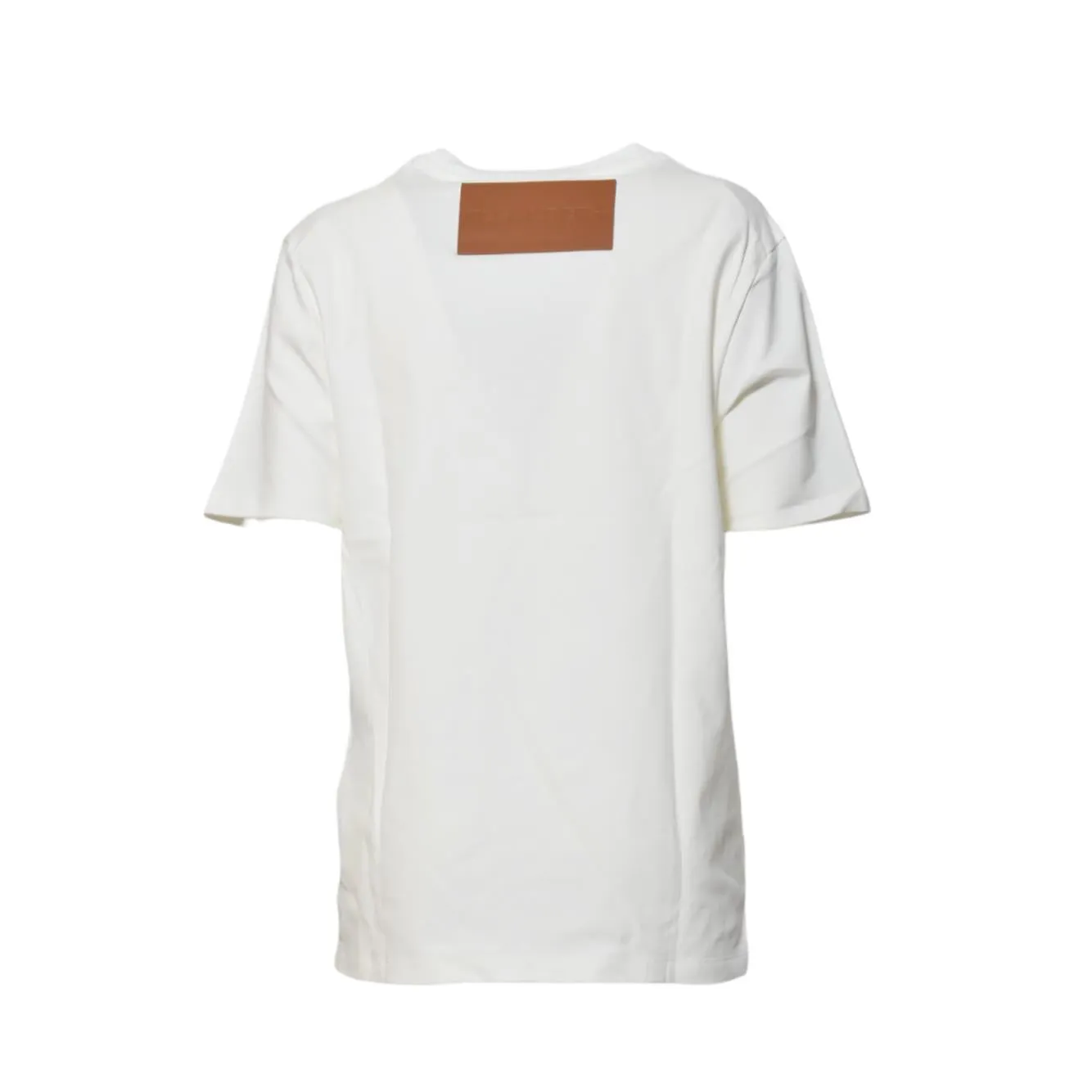 Jil Sander J40GC0142J20103 t-shirt panna donna cotone