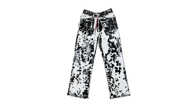 Marcello Pipitone Crack Pants pantaloni laminati