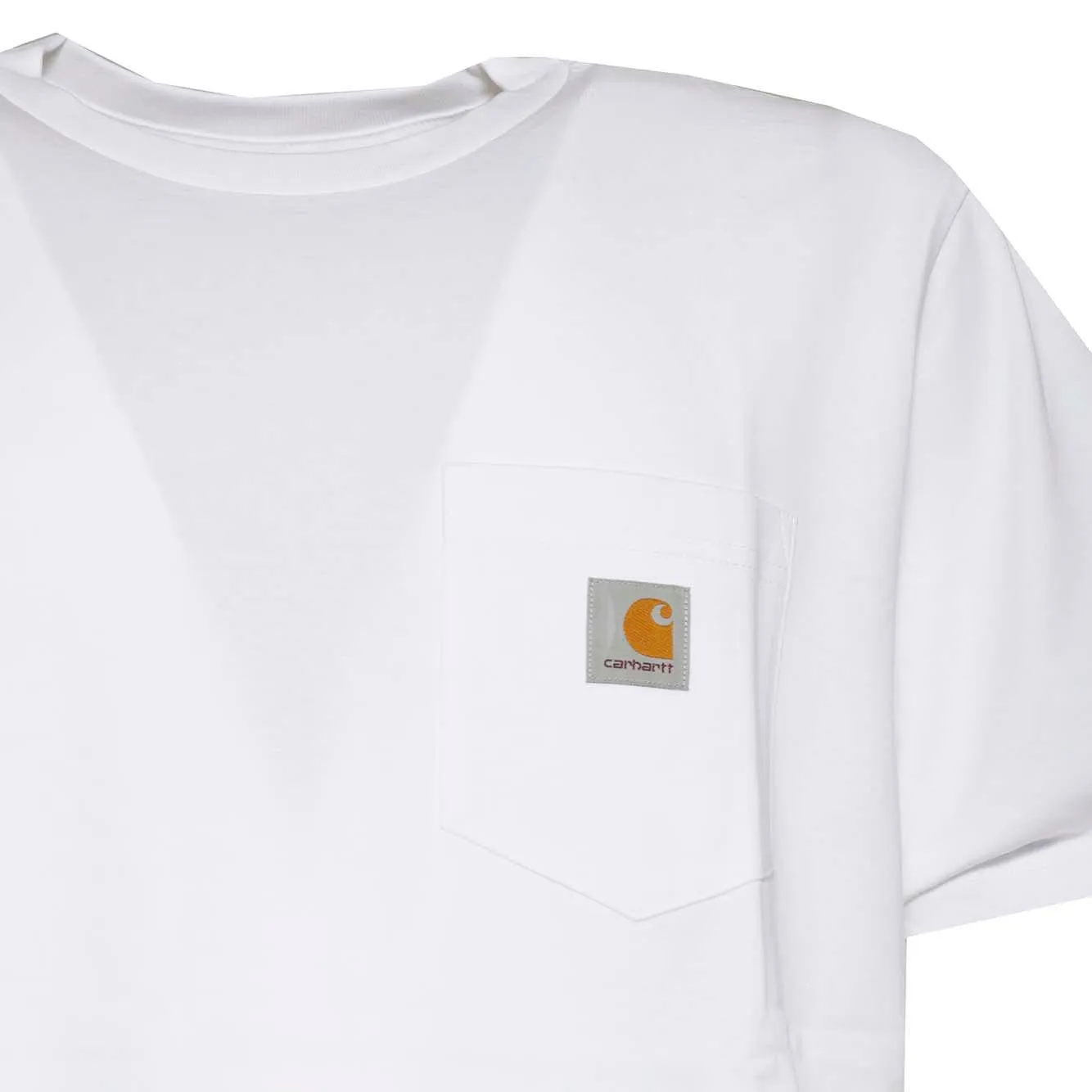 Carhartt WIP Pocket I030434 t-shirt cotone bianca