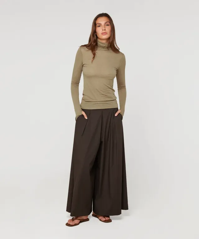 Rodier T-Shirt Collo Alto Maglia Talpa S Morbida