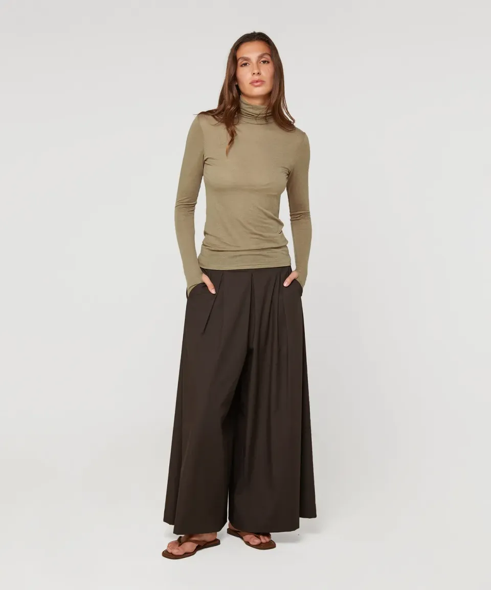 Rodier T-Shirt Collo Alto Maglia Talpa S Morbida