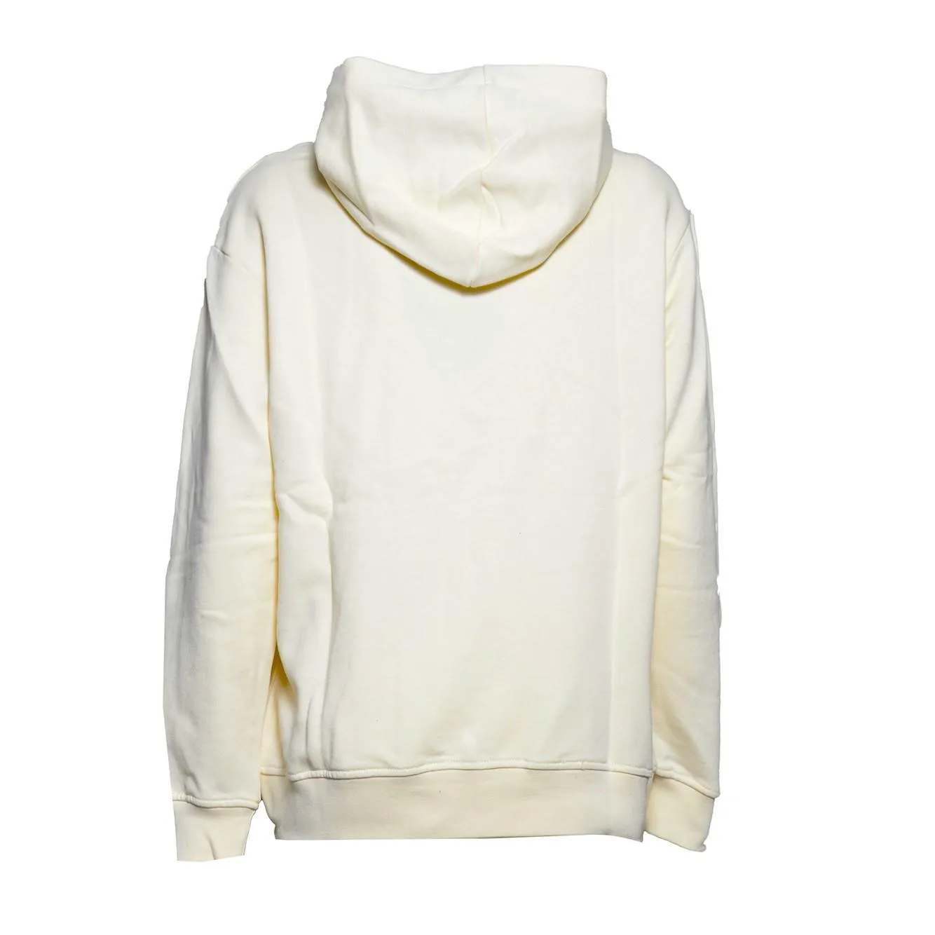 MSGM Junior S6MSJUZH065 felpa zip crema cotone