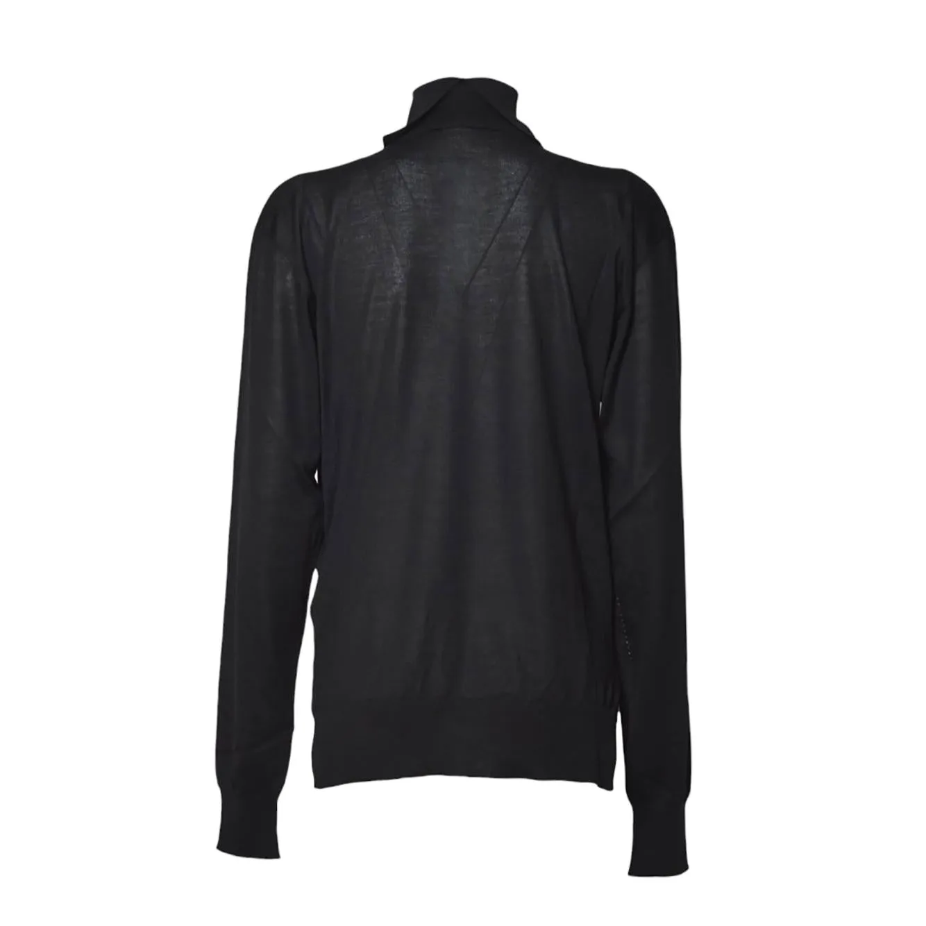 Jil Sander J01GP0002J14501 dolcevita maglione nero 36