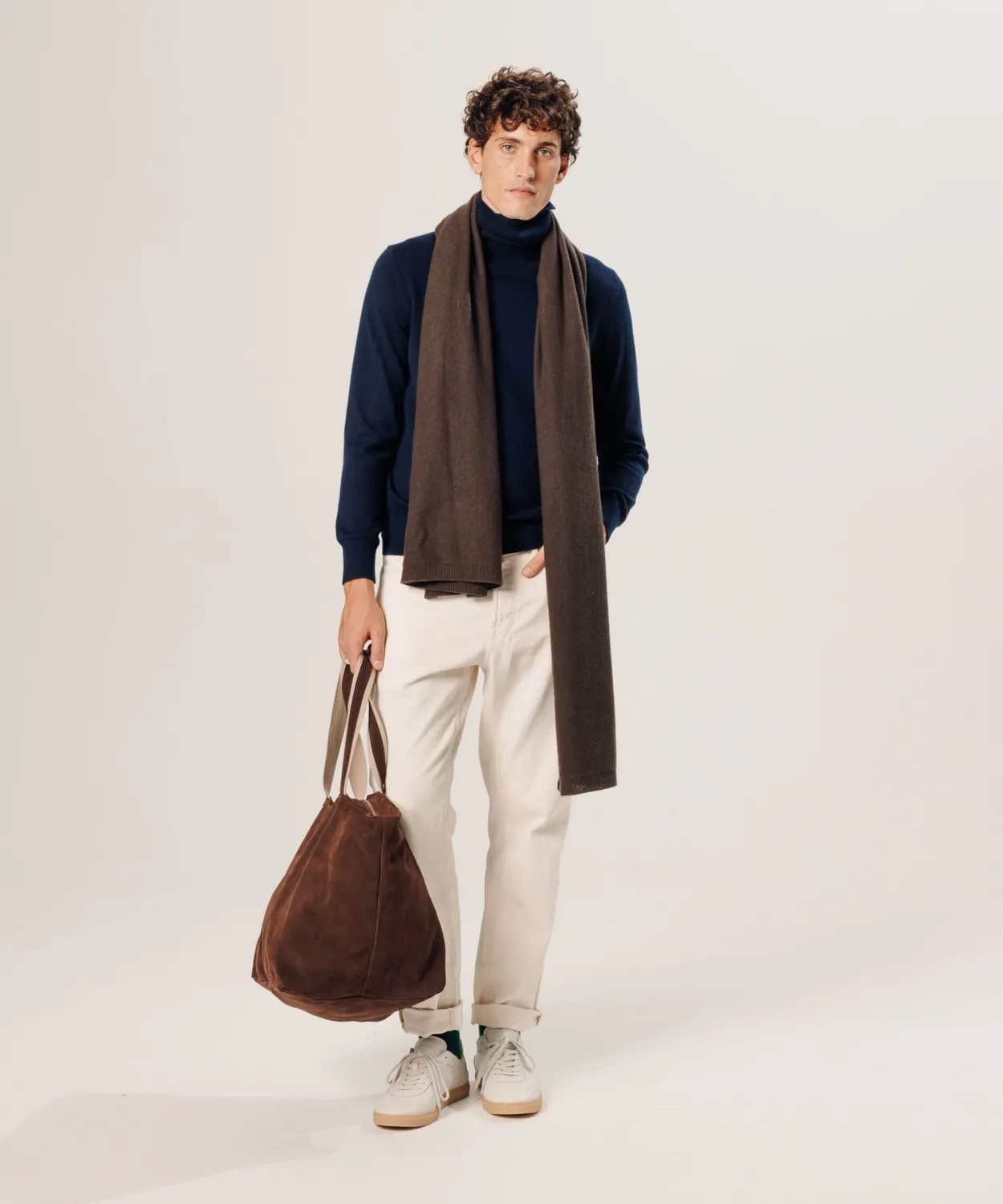 Rodier borsa tote Lou grande pelle marrone scuro