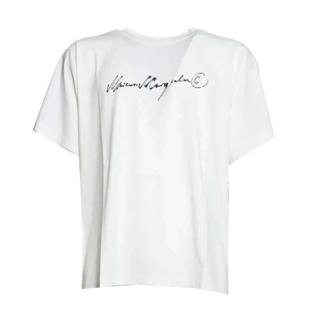 MM6 Maison Margiela SH0GC0077 t-shirt uomo bianca cotone