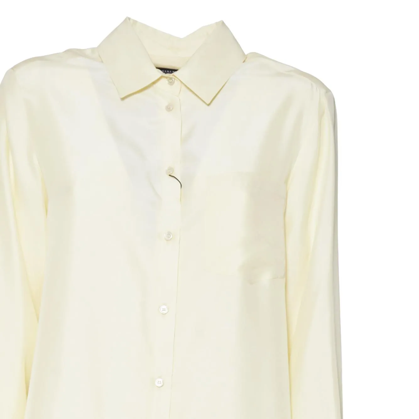 Max Mara Weekend Pamir camicia seta ecrù 25251160