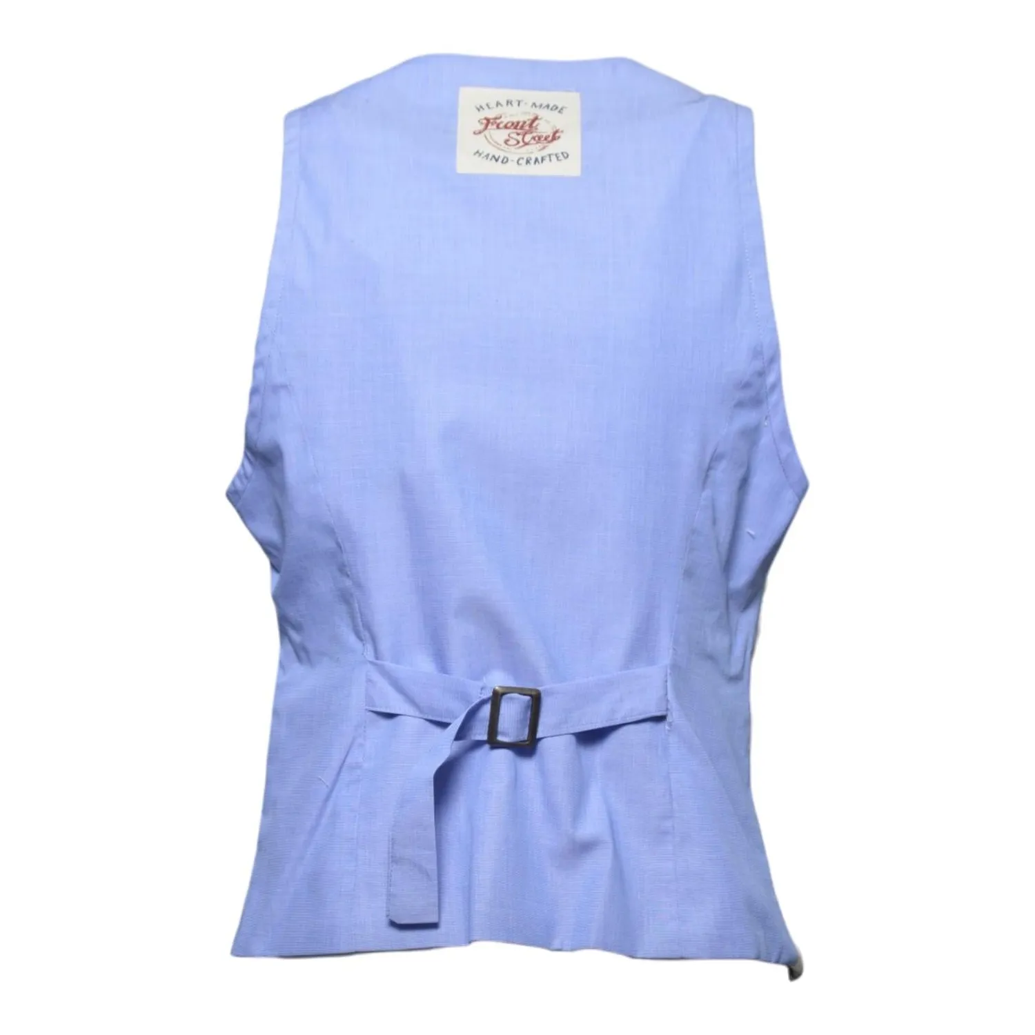 Front Street 8 36944 gilet corda azzurro cotone