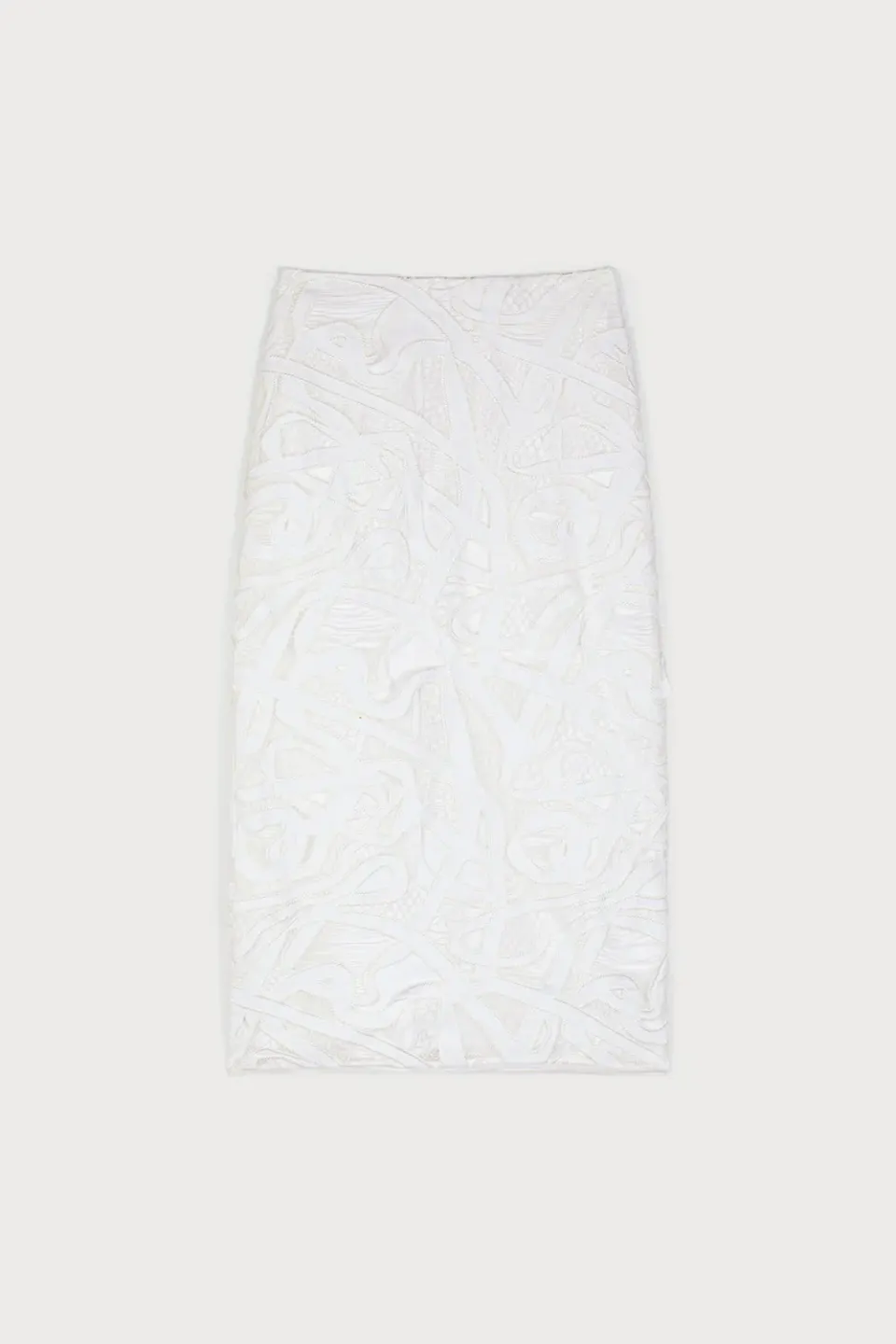 PORTS Weaving Lace gonna bianca pizzo
