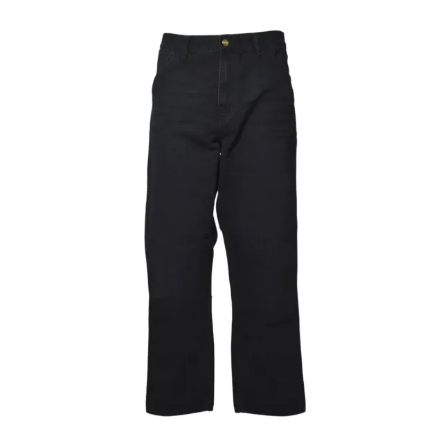 Carhartt WIP Single Knee I036276 jeans nero leg 32