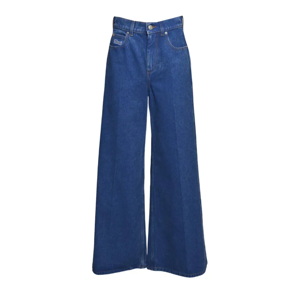 Marni PAJD0514X0USCU83 jeans donna denim blu slavato