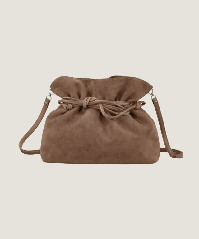 Rodier Charly borsa secchiello pelle agnello tortora