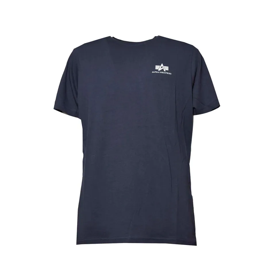 Alpha Industries Basic 188505 t-shirt uomo blu cotone