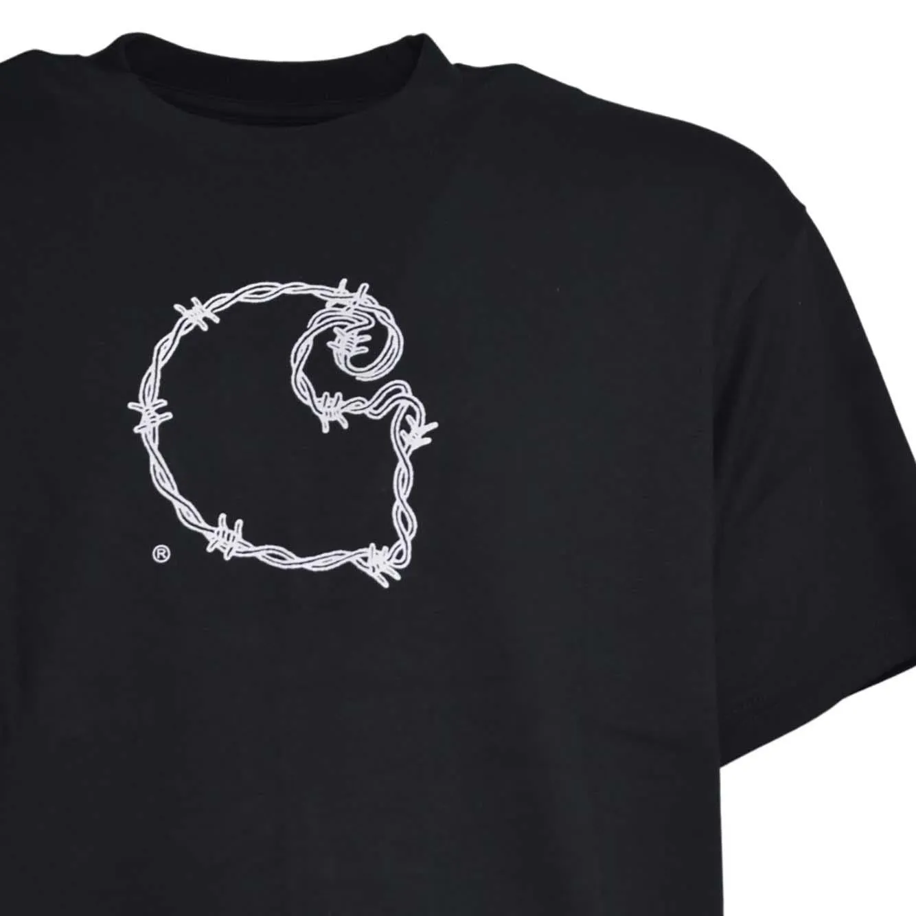 Carhartt WIP I036237 S/S Barbwire C t-shirt nera