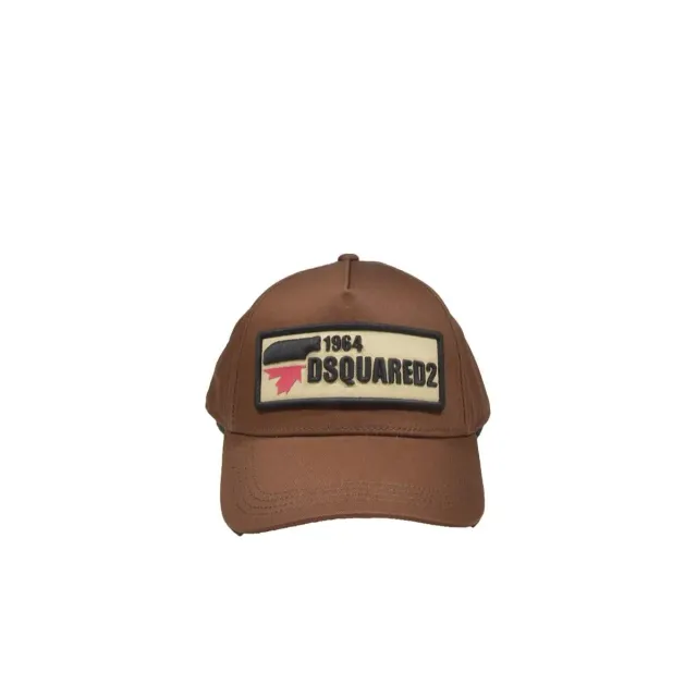 Dsquared2 Junior D2 1964 cappello marrone cotone
