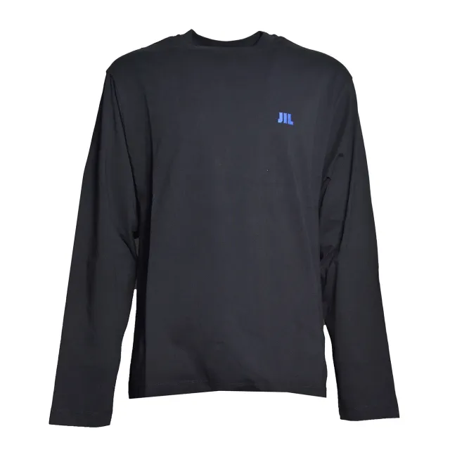 Jil Sander J22GC0282J45048 T-shirt manica lunga nera