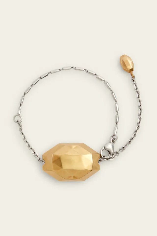 PORTS PW123AJE04 bracciale ottone oro argento
