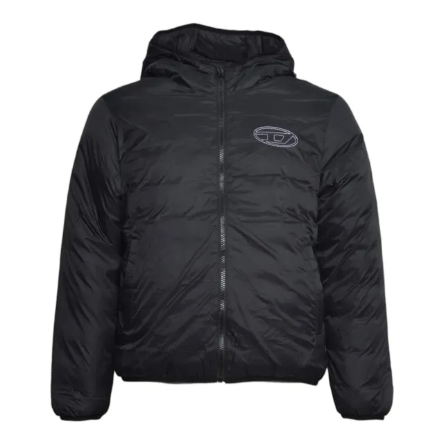 Diesel Junior J02884KXBVE giubbotto nero ragazzo