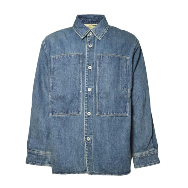 Jil Sander J47DL0159J45291 camicia jeans donna denim