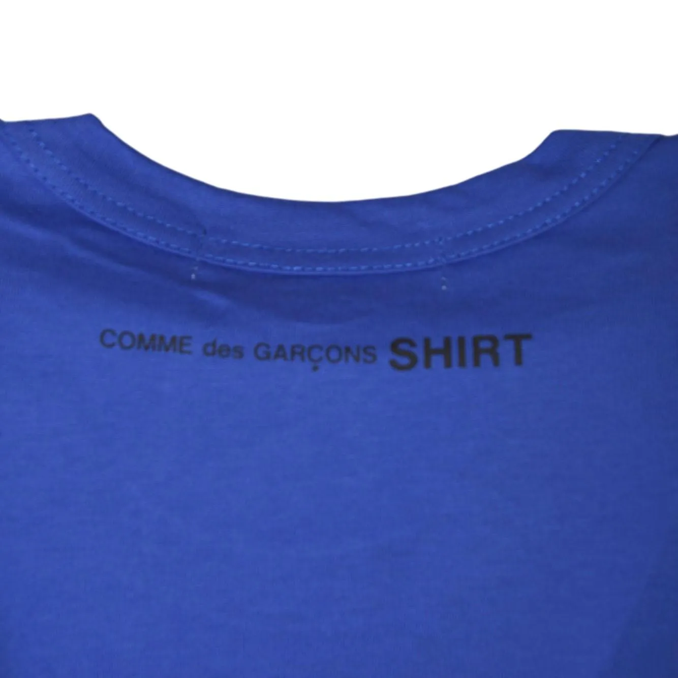 Comme des Garçons Shirt FPT006W25 t-shirt blu cotone