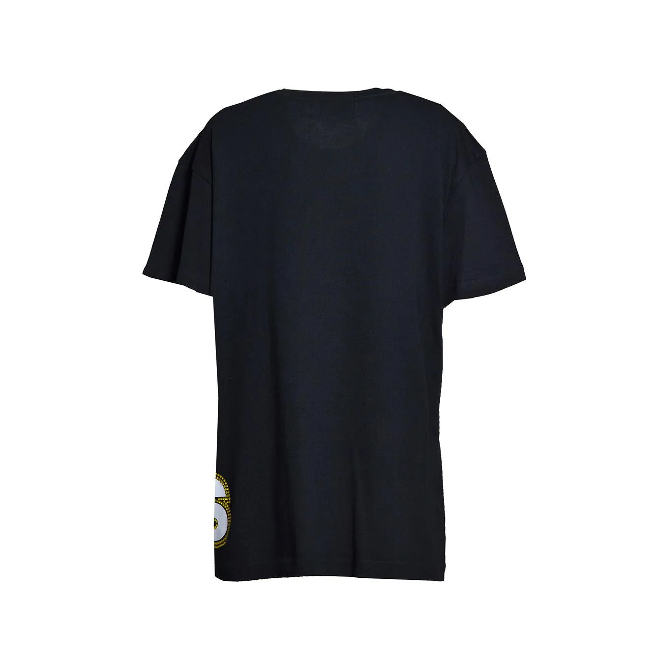 Caban Romantic CBTSHIRT2 t-shirt nero giallo cotone