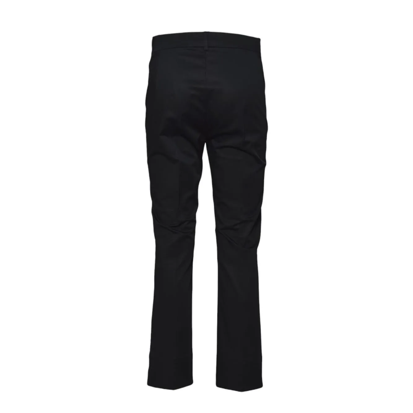 S Max Mara Felice pantalone nero raso cotone