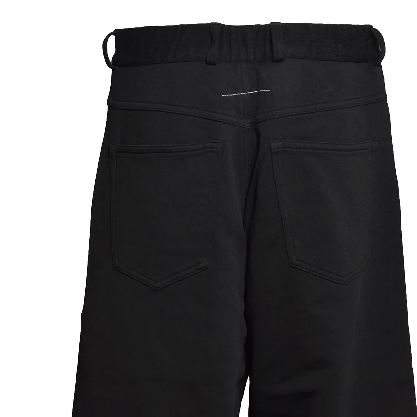 MM6 Maison Margiela SH0KA0077M25025 pantalone nero cotone