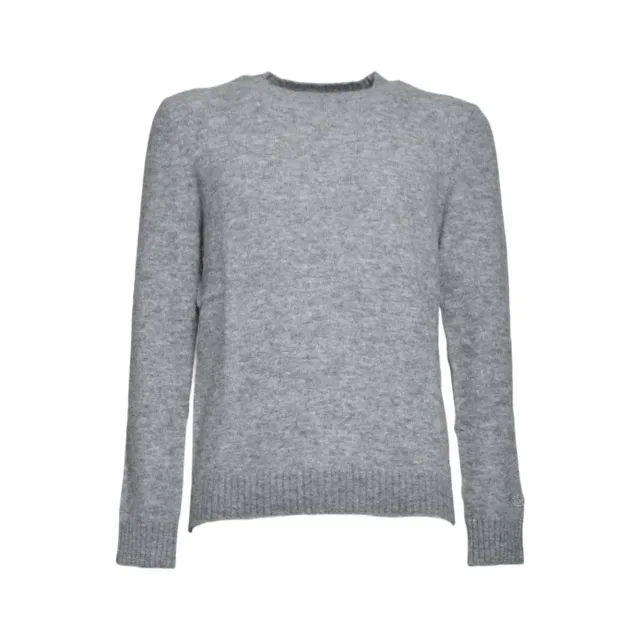Saint Barth REGE006 Maglione grigio alpaca girocollo