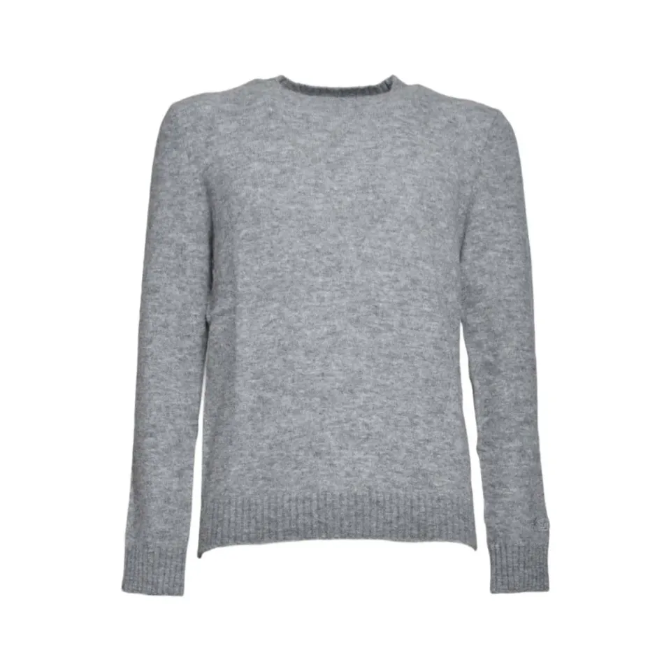 Saint Barth REGE006 Maglione grigio alpaca girocollo